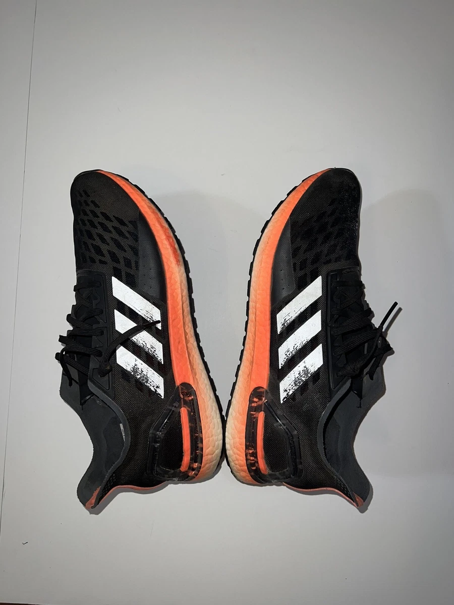 NEW Adidas UltraBOOST PB EG0427 Black Orange Mens Road Running
