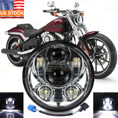 5.75'' LED Headlight Projector For Harley-Davidson Sportster 1200 Custom XL1200C