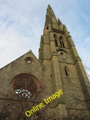 Foto 6x4 Quadratische Kirche, Halifax Der Hauptkörper der Kirche wurde abgerissen c2014