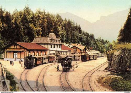 TRAINS _S16547_ Br�nig Hasliberg bei Hochbetrieb um 1900 Gros Trafic - Bild 1 von 2