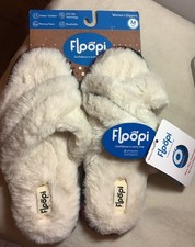 Floopi Slippers Indoor/Outdoor-Memory Foam-Anti-Slip Tech NWT 7/8