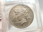 1921 ICG MS60 Details High Relief Peace Dollar **Key-Date** 1201