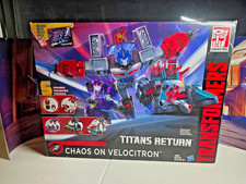 NEW Transformers Titans Return Chaos on Velocitron PRIME NAUTICA Open Box Bonus