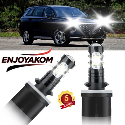 LED Fog Light Bulb Conversion Kit High Power For Hyundai Santa Fe 2002-2006