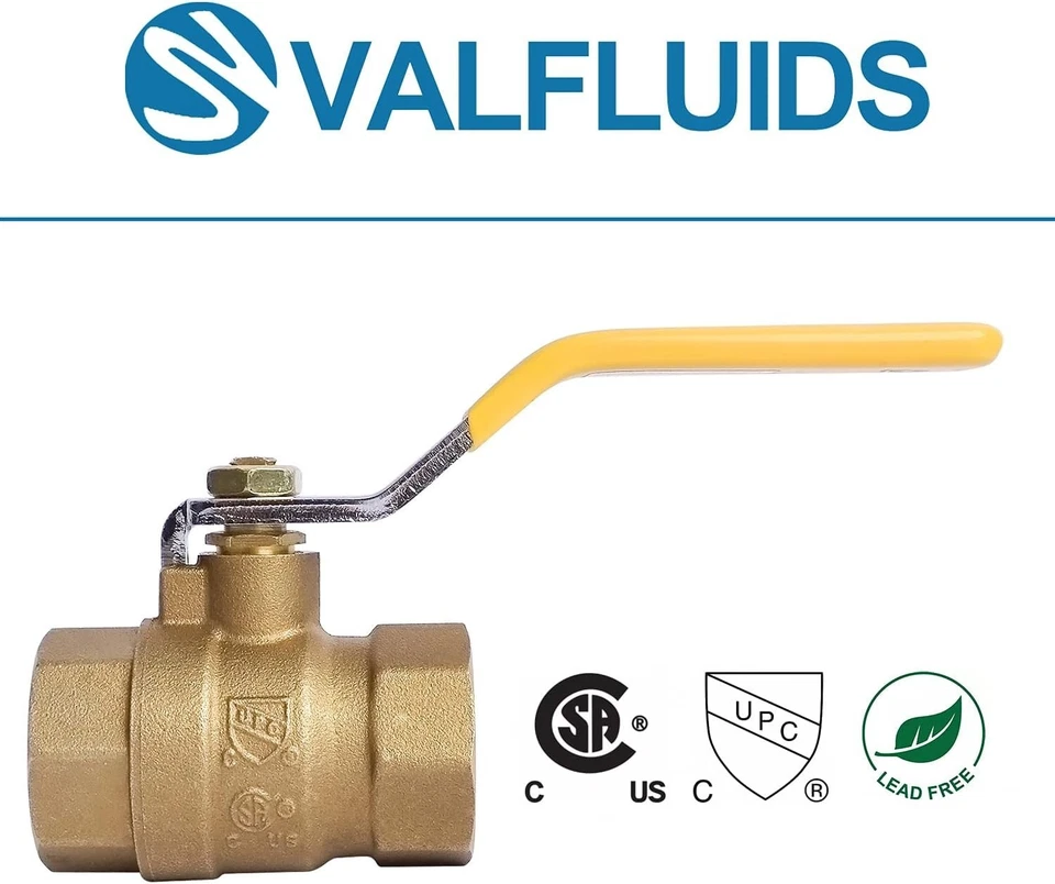 Approved Brass Ball Valve 1.25 Inch - Image 4 of 4