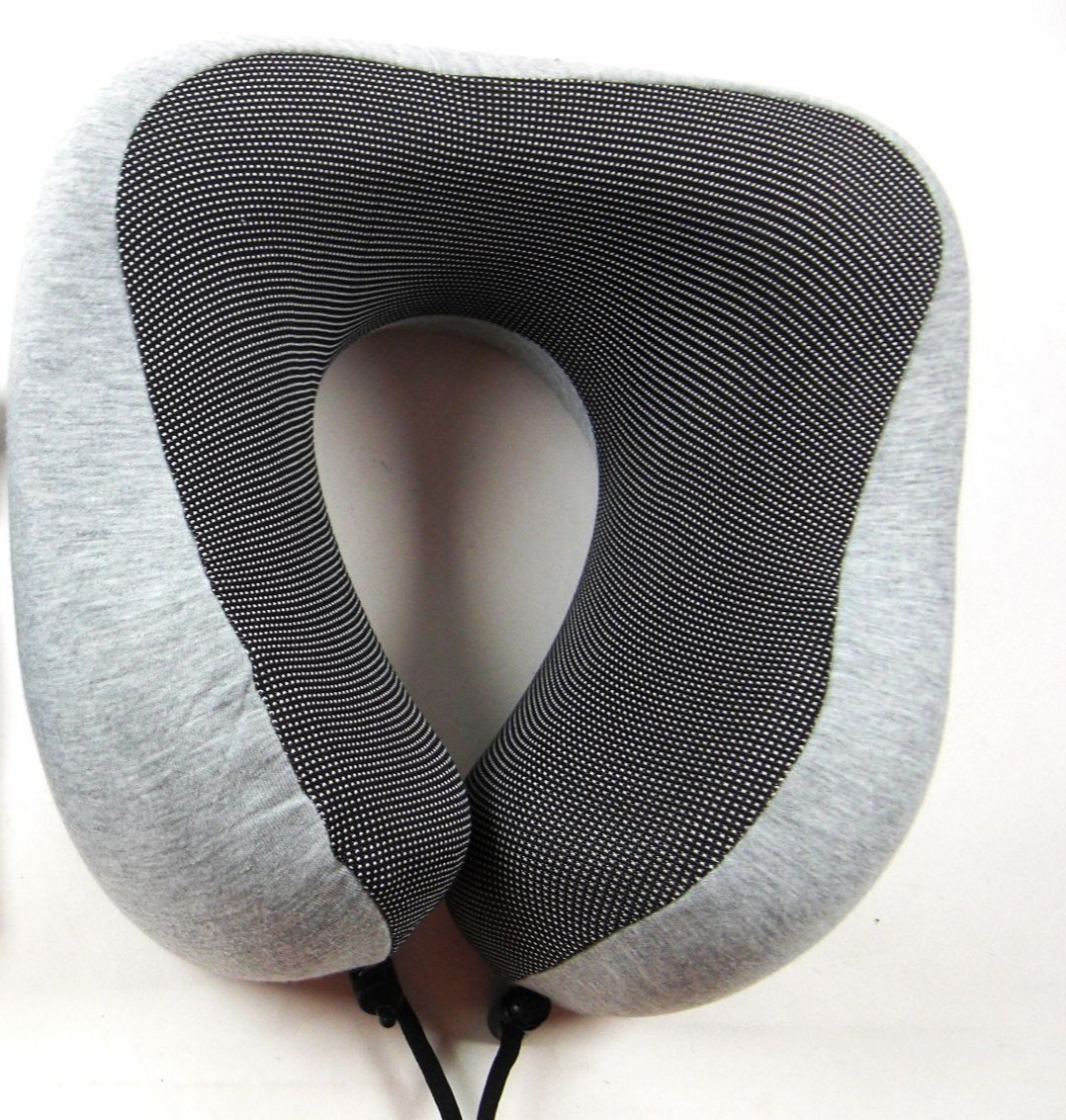 Napfun Gray Travel Neck Pillow for Head and Neck Support