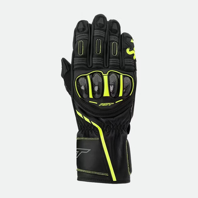 RST S1 CE Handschuhe Neongelb/Black Gr. 12/XXL Motorrad Motorradhandschuh Leder