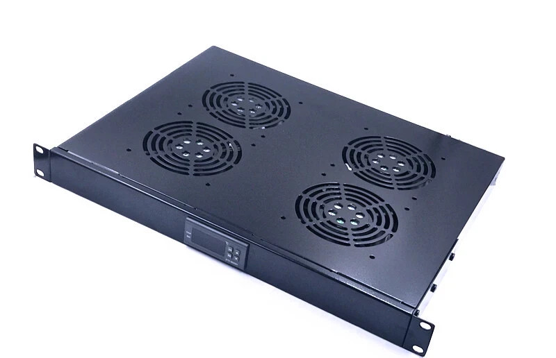 Rack Mount Server Digital Temperature Control Unit with Fan System 110V 1U
