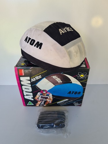 Vintage Atom Airlite Bicycle Helmet Made In Australia *Read Description*