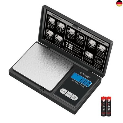 CAMRY Taschenwaage, 500g/0,01g Digitale Waage Feinwaage Digitalwaage Goldwaage