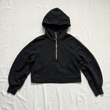 Lululemon Scuba Oversized Half-Zip Hoodie in Black Women's Size XS/Small