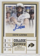 College Ticket Sefo Liufau