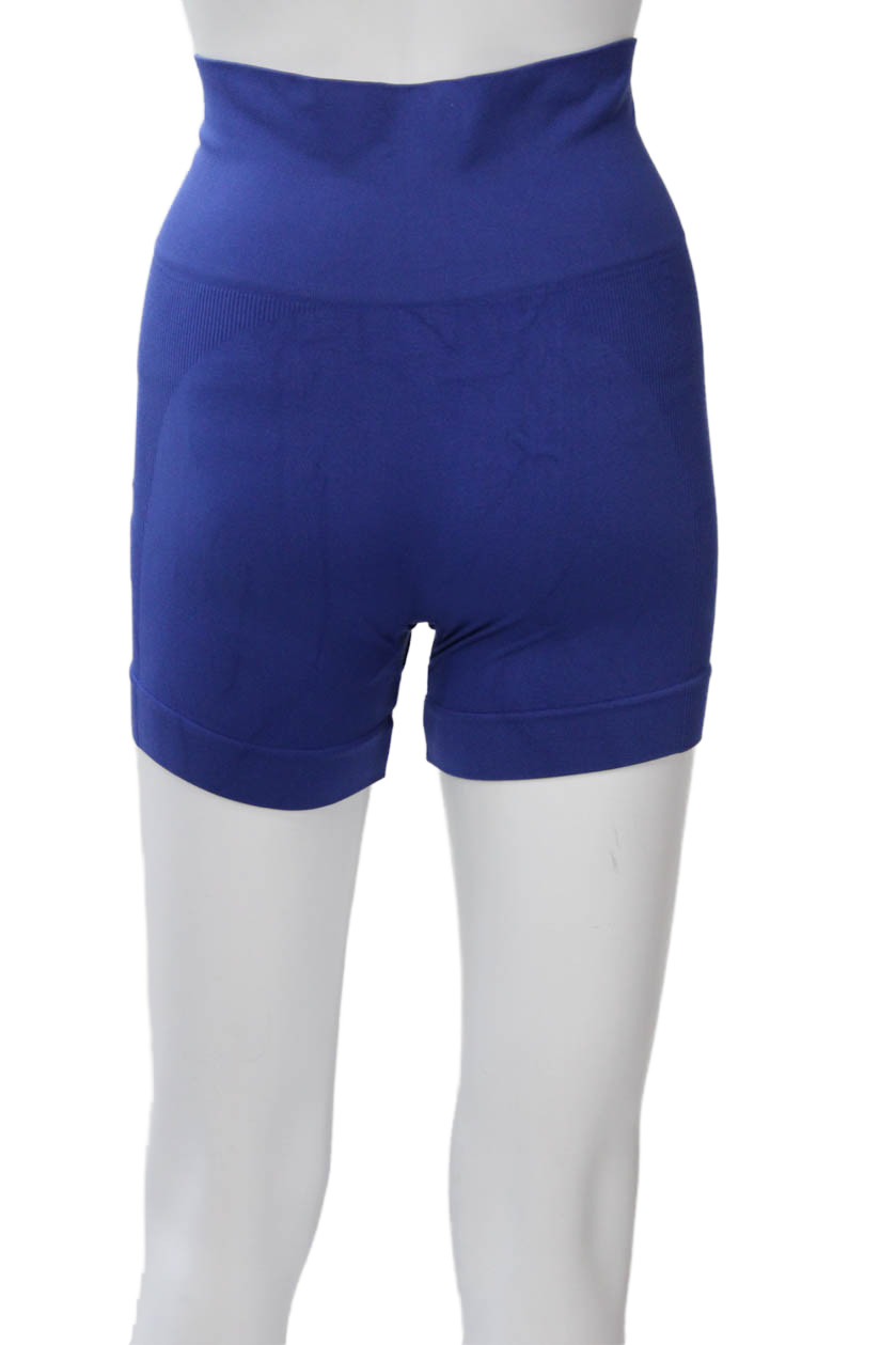 Set Active Womens Set Blue Polyester Solid Shorts… - image 6
