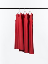 UNIQLO Ultra Stretch V-Neck Sleeveless Dress Japan NEW