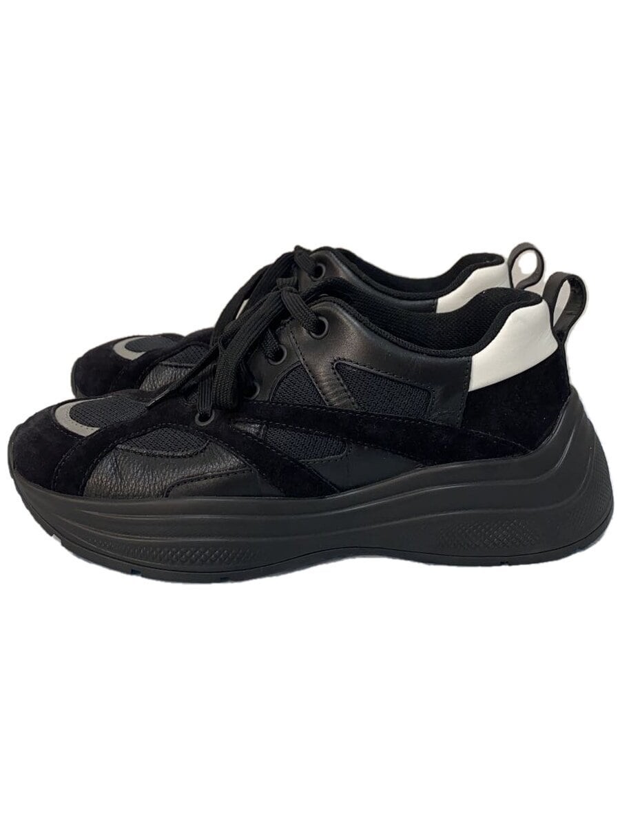 Prada Low-Cut Sneakers in Black UK Size 8 Style 4E3490-image