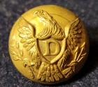 PRE CIVIL WAR ERA 2 PC UNITED STATES DRAGOON OFFICER'S BUTTON ALBERT# DR-4-A3