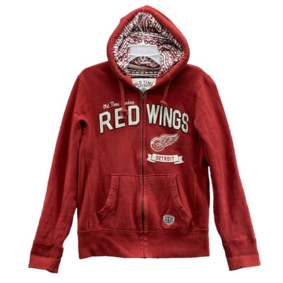 Old Time Hockey Hoodie Women's Medium Detroit Red Wings Sports Y2k Academia NHL