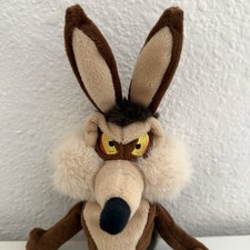 Vintage Wile E. Coyote Bean Bag Plush 1998 Warner Bros Studio Store 13  