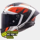 LS2 FF805 Thunder GP Aero Raute White Red