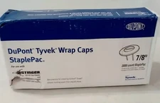 Dupont Tyvek Wrap Cap Staple Pac 7/8" 2000 Count