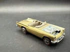 Vintage 1968 Hot Wheels Original Redlines GOLD CLASSIC 57 BIRD no hood LOOK