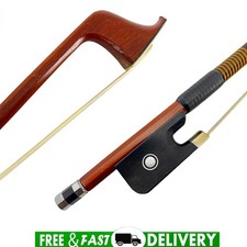 Cello Bow 4/4 Brazilwood Ebony Frog Straight Advance Natural Horse hair Bow New