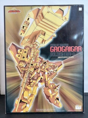 AOSHIMA King of the Braves Gaogai Gordion Hammer 1144 Gold Plated Edition Gebraucht
