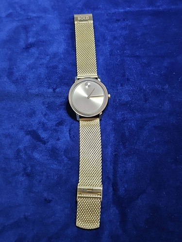 Movado Bold Evolution Gold Dial Steel Men's Watch - Picture 2 of 9