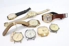 Vintage Mechanical Watches Timex Sekonda SPARES/REPAIRS x 8