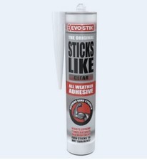 Evo-Stik Sticks Like Sh*t Clear Grab Adhesive 290ml Tube