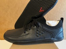 Vivobarefoot Primus Asana Leather Black Obsidian Mens Minimalist Barefoot Shoes