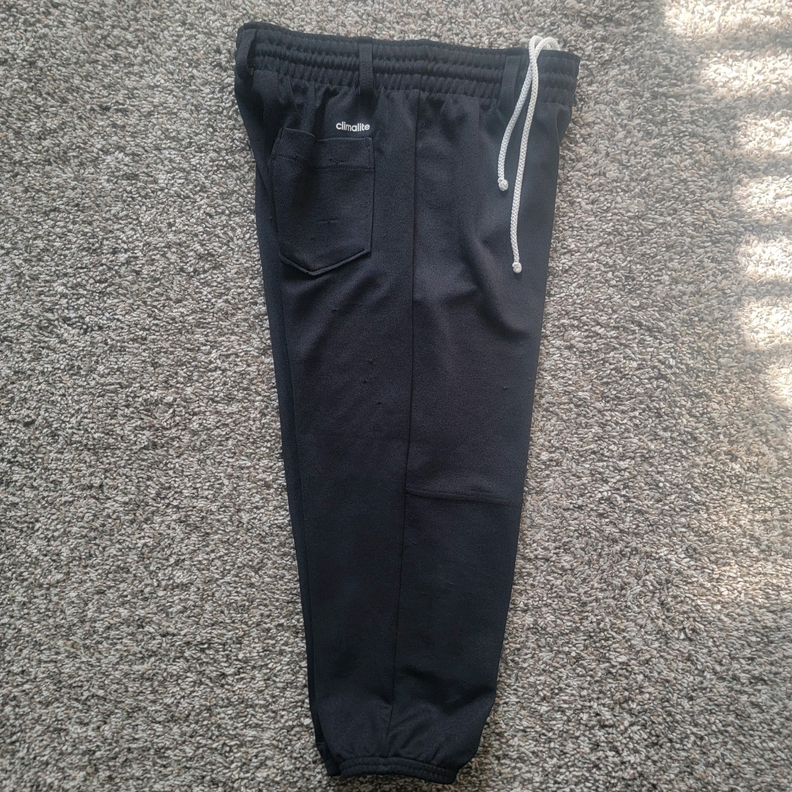 Adidas Climalite Baseball Pants Kids Size Large Youth Boys Black thumbnail 8