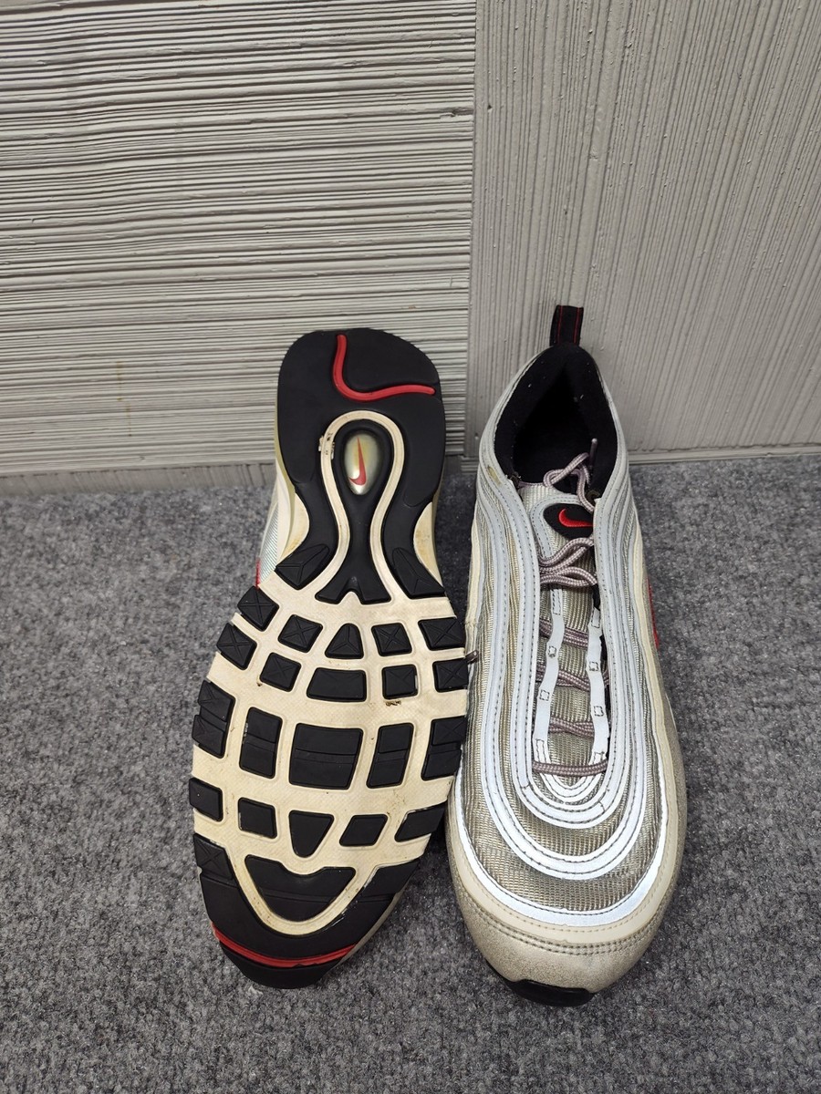 Nike Air Max 97 Men Athletic Sneaker 13 Metallic Silver Lace Up Low Top Training — product photo 11 of 16