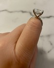 IGI Certified 9.03 Ct Round Cut F VVS2 Lab Grown Diamond Ring 10K White — photo 2