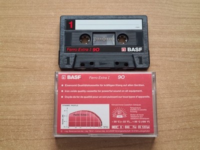 BASF Ferro Extra 90 Type I Audio Kassette Cassette 1988 MINT condition