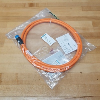 Festo NEBM-M16G8-E-2.5-Q7-LE8 Motor Cable, 2.5 Meters - NEW