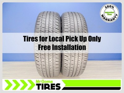 Set of 2 Dunlop Grandtrek Pt20 225/60R18 Used Tires 8.7/32 Tread 100H 2256018