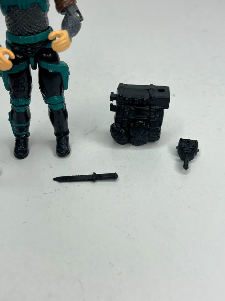 FIGURA DE ACCIÓN DE COLECCIÓN HASBRO 1991 G.I JOE COBRA POCA LUZ 100% COMPLETA Foto 3 de 4