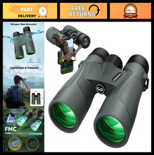 10x42 Waterproof Binoculars for Adults - High Power, Fog Proof, Outdoor Use