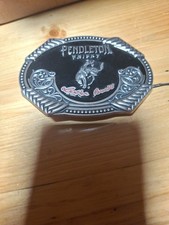 Montana Silversmiths Pendleton Whisky Let'er Buck Cowboy Belt Buckle 2020