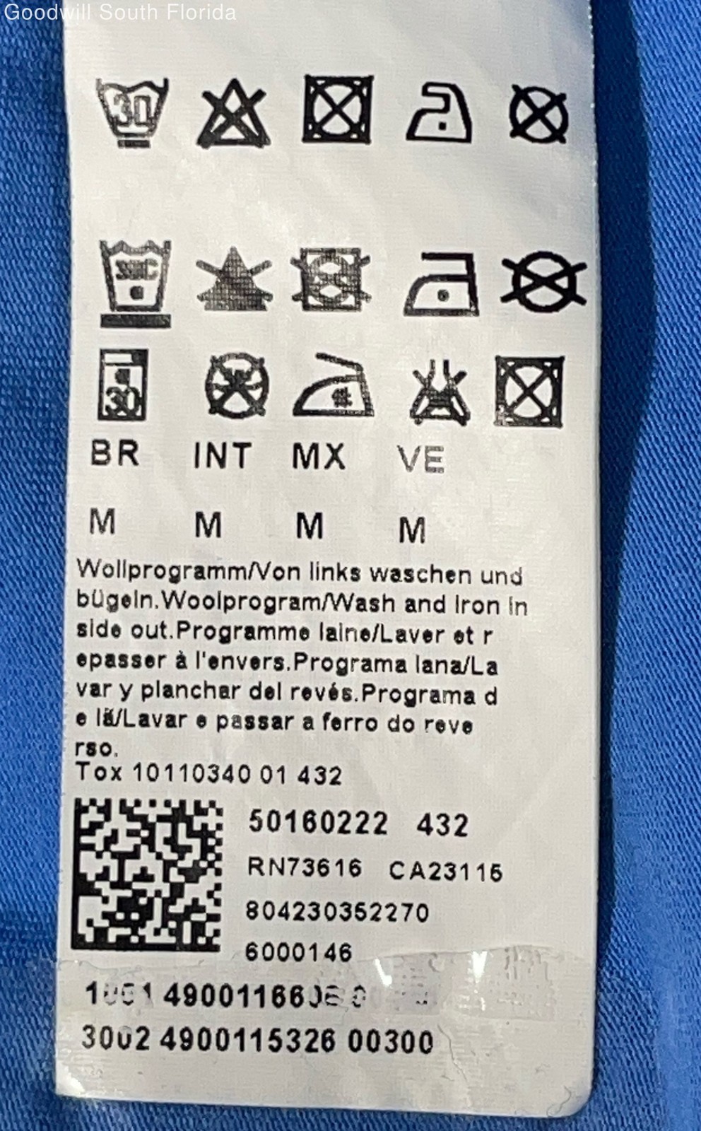 Hugo Boss Mens Blue Short Sleeve Crew Neck Regular Fit Graphic T-Shirt Size M thumbnail 3