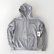 Champion Authentic Full Zip Hoodie Men  s Medium Gray NWT