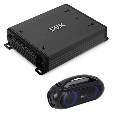 MTX TL-45L Car Stereo 4-Ch. In / 5-Ch. Out Line Output Converter+Home Speaker