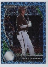 2021 Panini Prizm Draft Picks Blue Velocity Prizm Jackson Merrill #PDP27