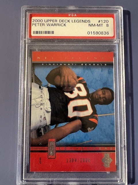 Peter Warrick Upper Deck Legends #120 Base