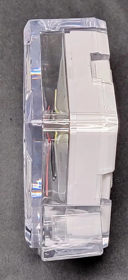 Quartz Clear Plastic Travel And Desk Alarm Clock Tested Working AA Battery - Image 4 of 4