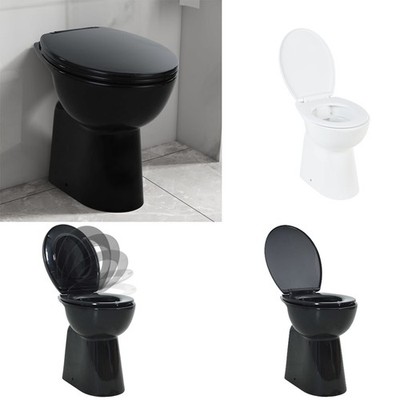 Hohe Toilette Spülrandlos Soft-Close 7cm Höher Keramik Mehrere Auswahl vidaXL