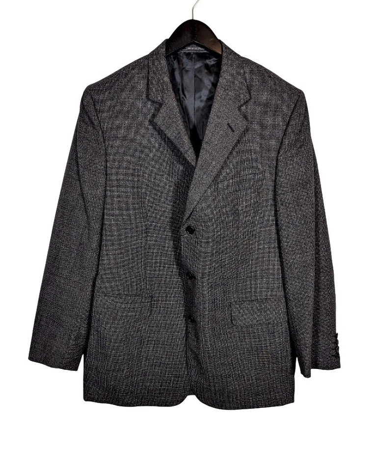 NWOT $1695 Lubiam Suit 42R (52 EU) Charcoal Virgin Wool Classic Fit Italy 3015 - Image 2 of 4