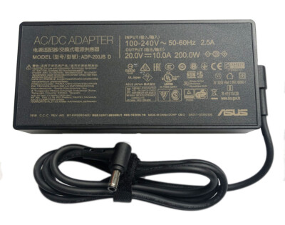 200W 20V 10A AC Adapter Charger For Asus TUF Gaming F15 FX506HM