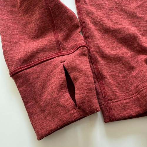 Outdoor Voices 1/4 Zip Pullover Sweatshirt Womens XL Red Performance Stretch - Picture 2 of 8